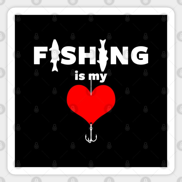 Fishing Fly Fishing Fisherman Slogan Magnet by BoggsNicolas